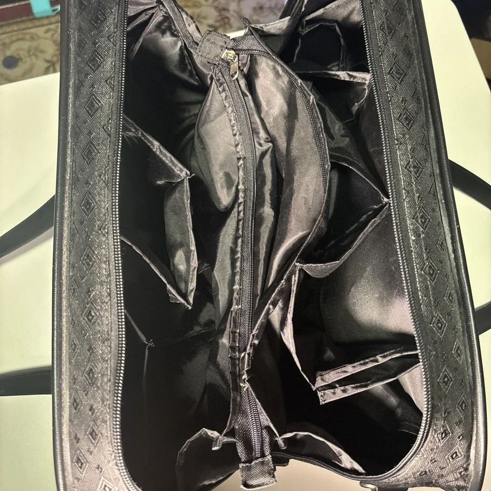 Joy Mangano Black Diamond Weekender Carry On Duffle Tote Luggage